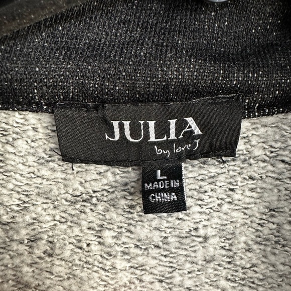 Julia by Love J Chic Black Utility Cropped Zip Jacket for Women - Picture 4 of 8